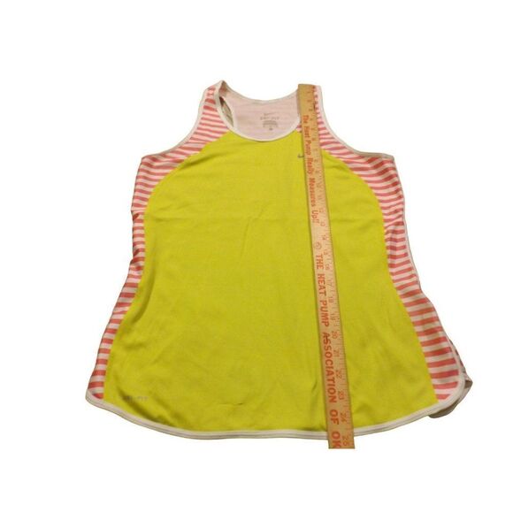 Nike Tank Top Women Sz M Multicolor Dri Fit Striped Workout Athleisure - Picture 3 of 6